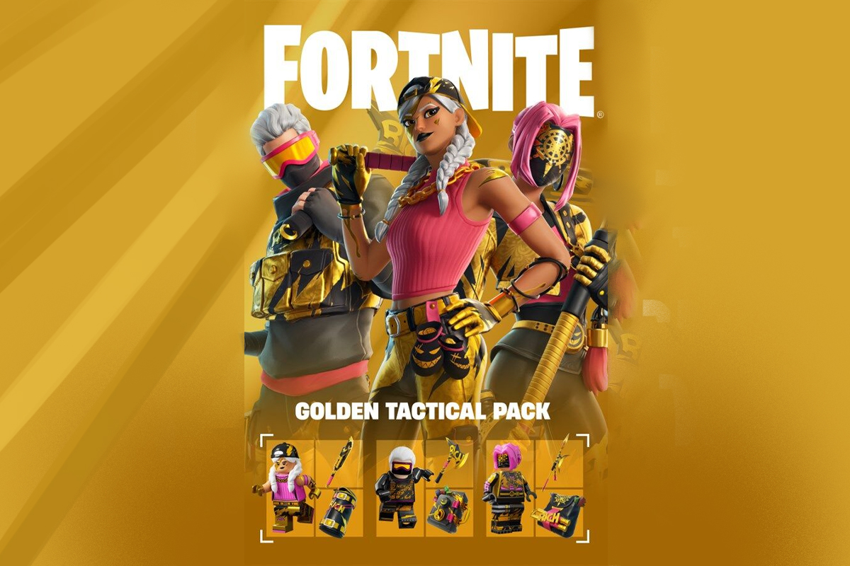 Fortnite - Golden Tactical Pack - PlayStation