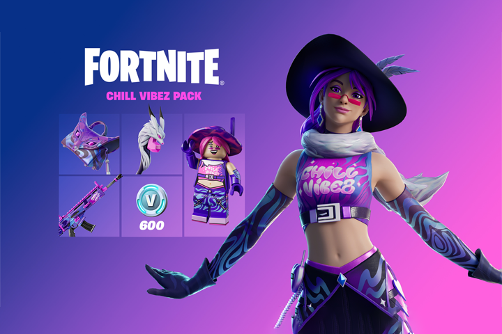 Fortnite - Chill Vibez Pack + 600 V-Bucks