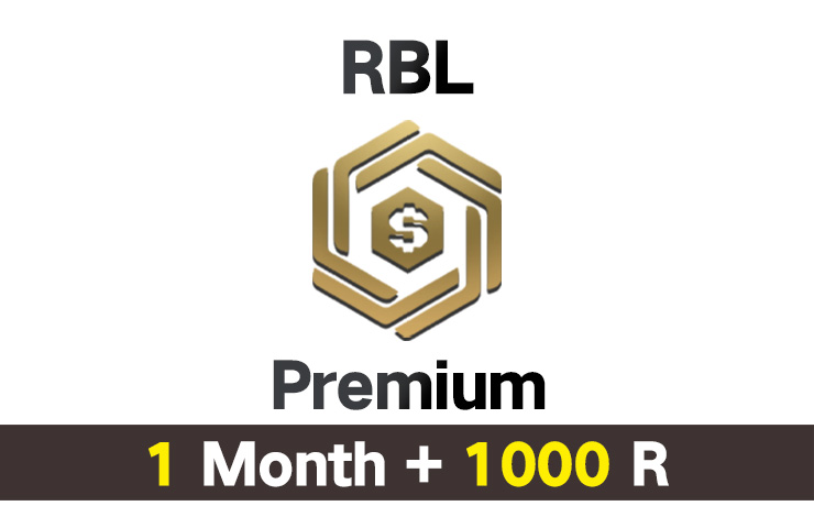 ROB Premium 1 Month + 1000 R - Top Up By Seller - Global